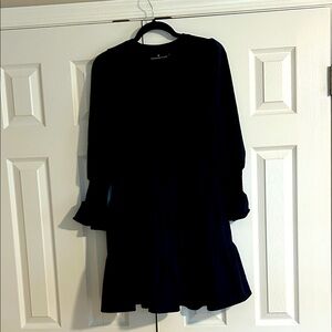 Pomander Place Navy Crepe Kenzo Dress